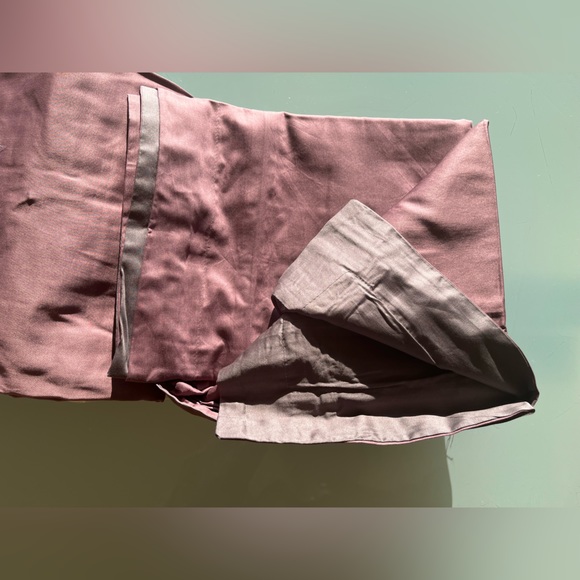 JS Affluence King Duvet Cover + 2 Shams Set 3 Piece Plum Gray 100% Cotton Sateen - Picture 10 of 10